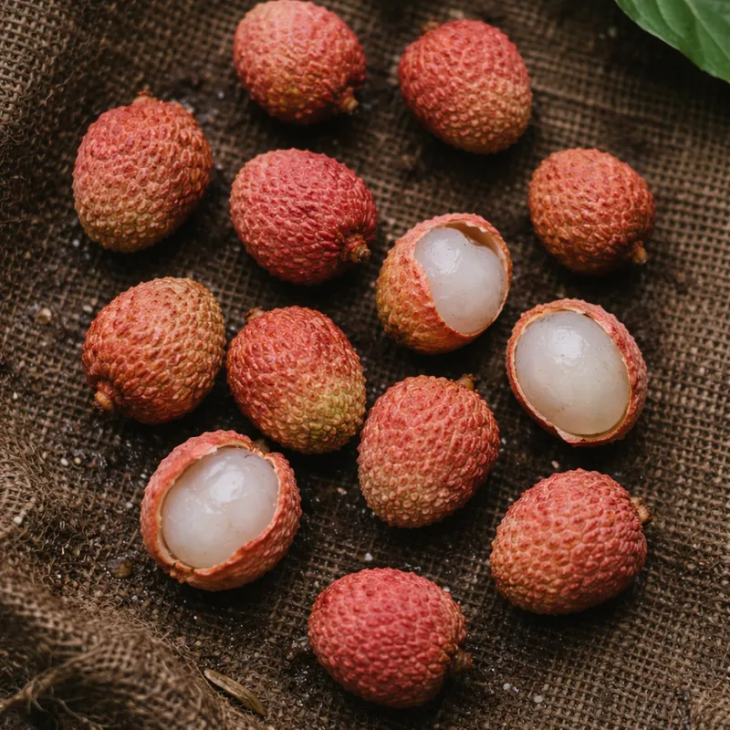 Fresh red berries in a crate