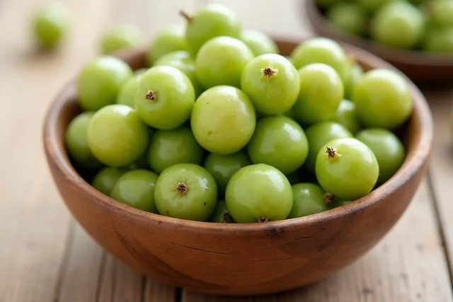 Fresh gooseberries